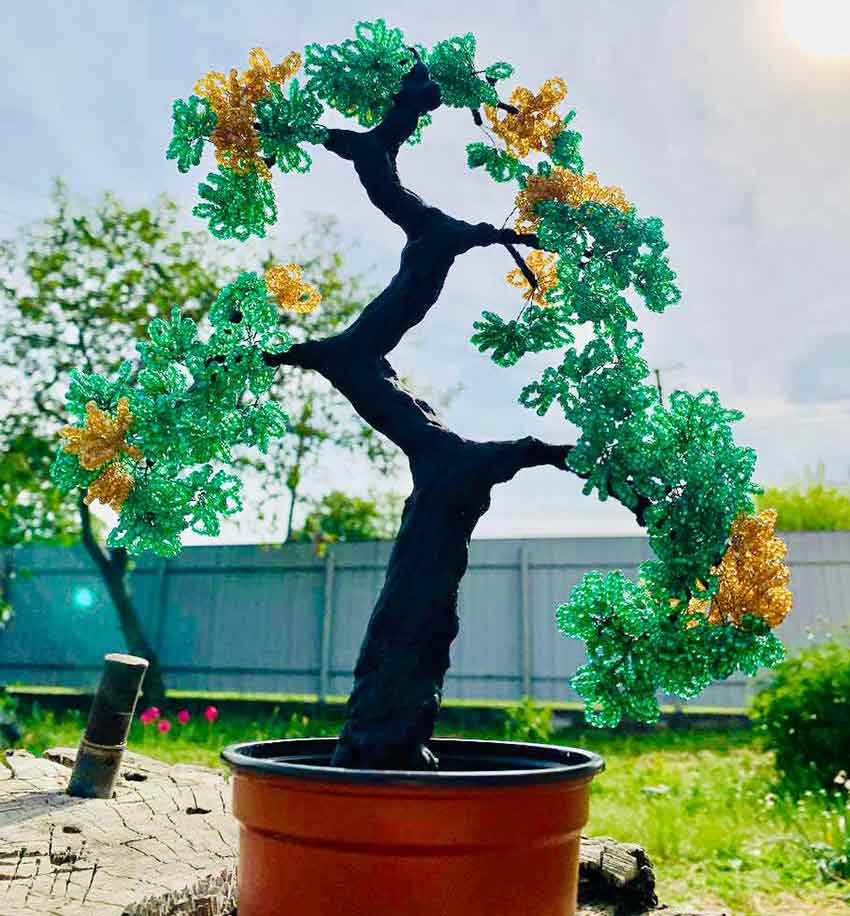 Дерево з бісеру