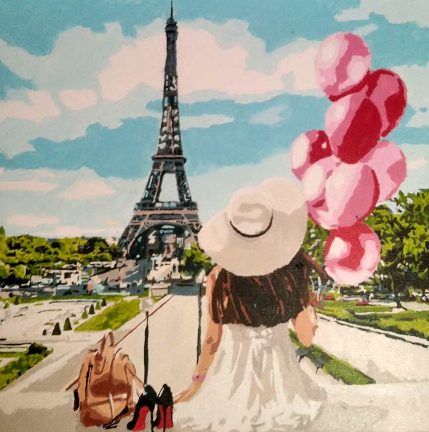 Дівчинка з кульками